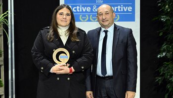 La récipiendaire du club hippique du Château Bleu