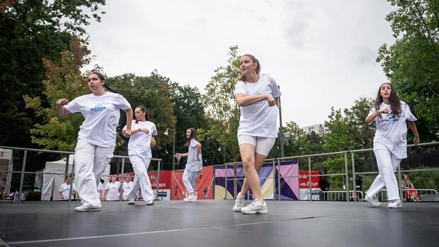 Démonstration de danse