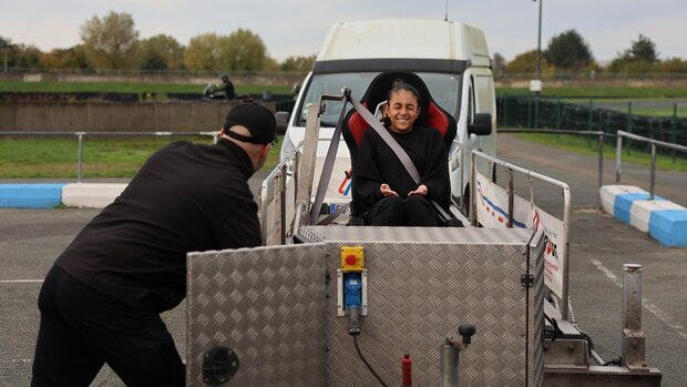 Simulateur de choc automobile