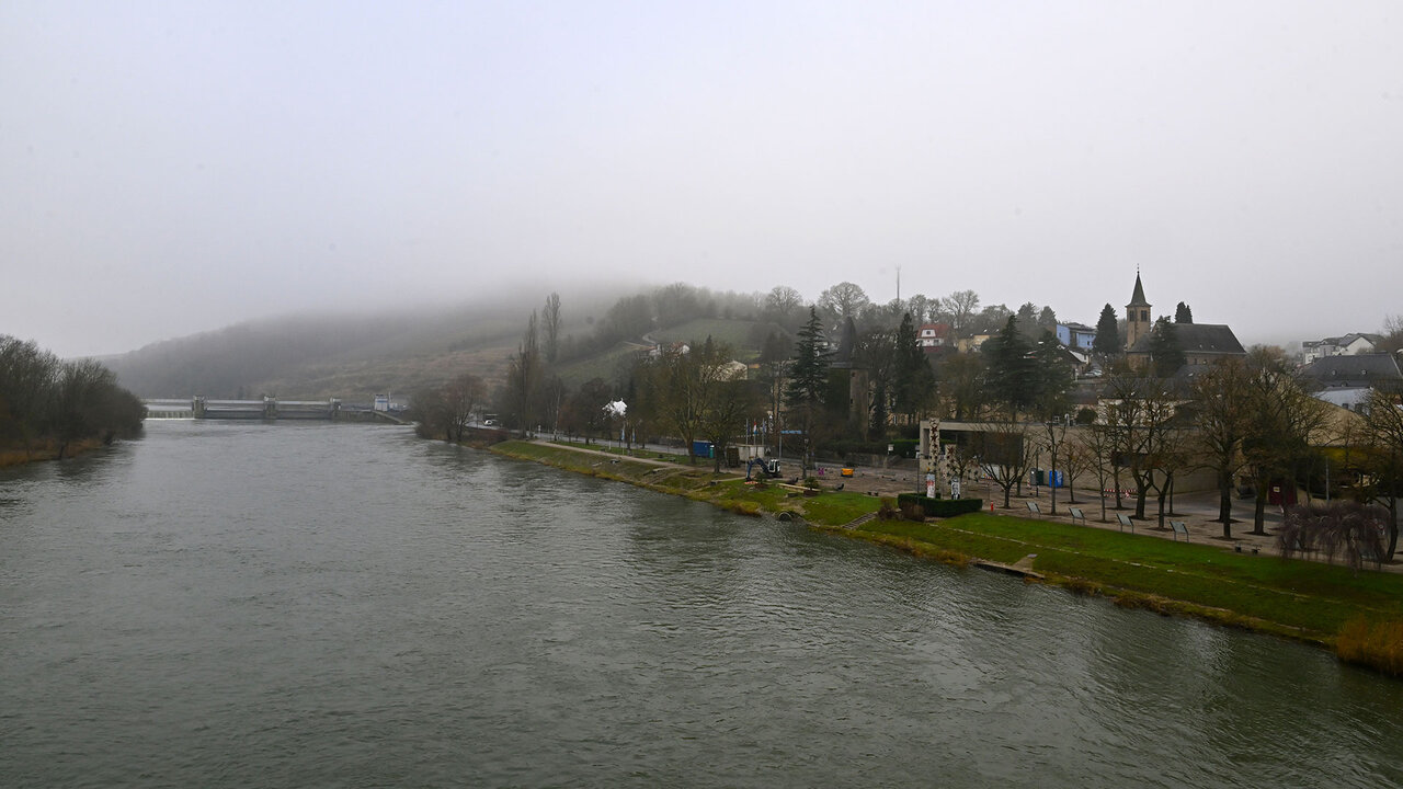 Un point infime au milieu de la Moselle réunit France, Allemagne et Luxembourg