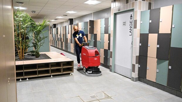 Nettoyage des vestiaires