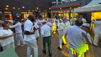 Soirée blanche au camping du soleil de l'espace Barbusse le 1er août