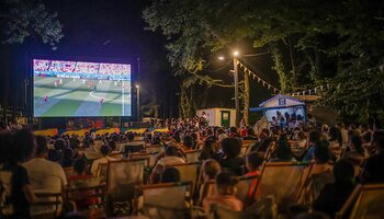 Retransmission d'un match de la Coupe du monde de Football