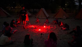 Nuitées des accueils de loisirs au château de la Queue