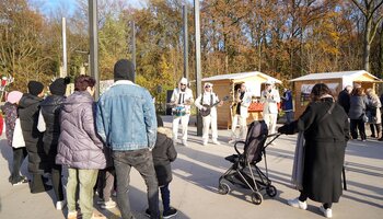 Public devant les musiciens