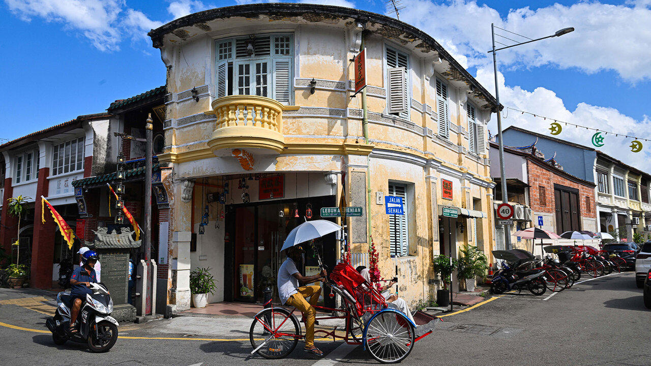 Dans les rues de Penang.