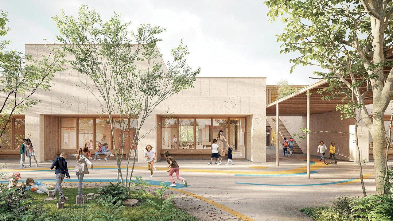 Esquisse de la future école Fernand Noël