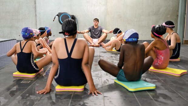 Ouverture de la piscine au public