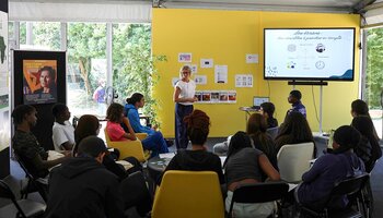 Atelier santé à la maison du monde par le pôle municipal de santé le 6 août