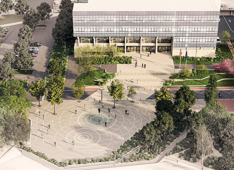 Une nouvelle jeunesse pour le parvis de l’hôtel de ville | Ville de ...