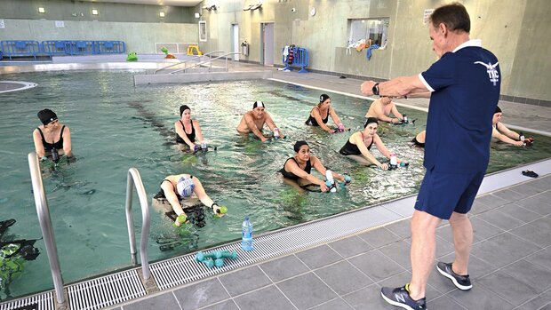Cours d'aquabike