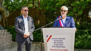 François Asensi et le rabbin David Altabé