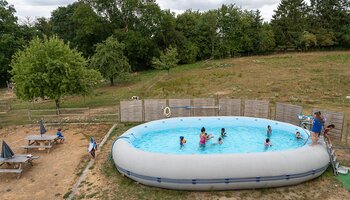 Les jeunes tremblaysiens partis en séjour au domaine du Manoir d'Argueil avec le service vacances