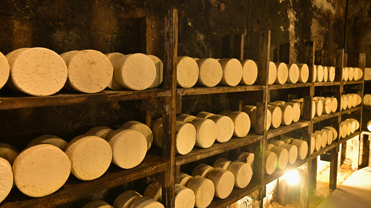 Un patrimoine national fabriqué dans les caves de Roquefort