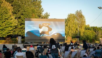 Séance de cinéma en plein air au Vieux-Pays organisée dans le cadre du budget participatif