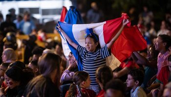 Retransmission d'un match de la Coupe du monde de Football