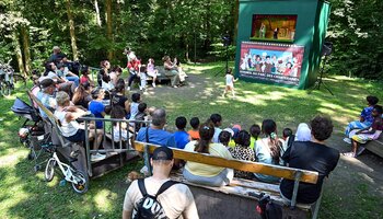 La colline aux contes à l'Estivale le 12 juillet