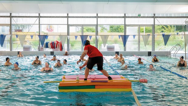 Aquagym avec le CCAS