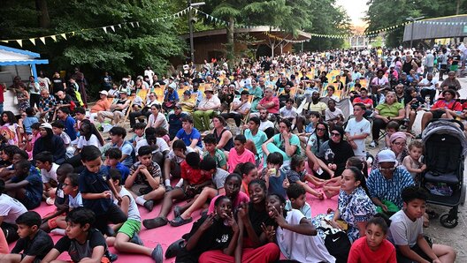 Retransmission d'un match de la Coupe du monde de Football