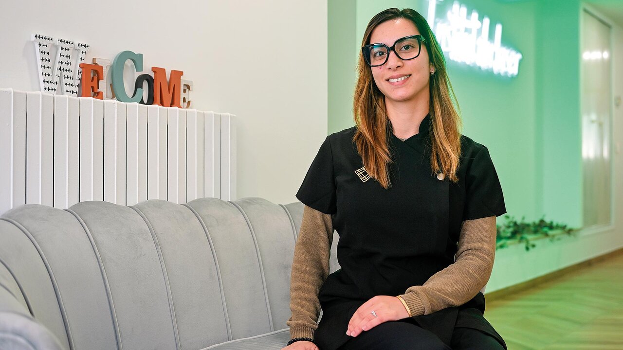 Amel Zioueche gérante de l'"Institut du laser"