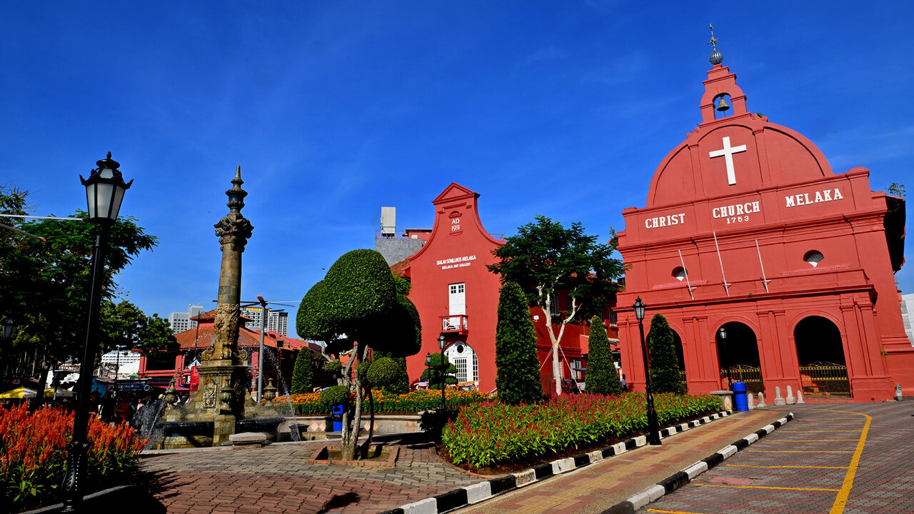 La place Rouge de Malacca