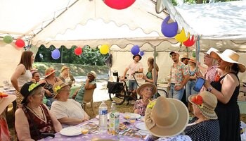 Pique-nique avec les seniors du SAAD dans le parc