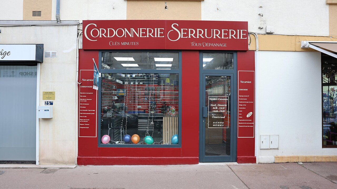 La cordonnerie serrurerie Pasteur, 25 avenue Pasteur