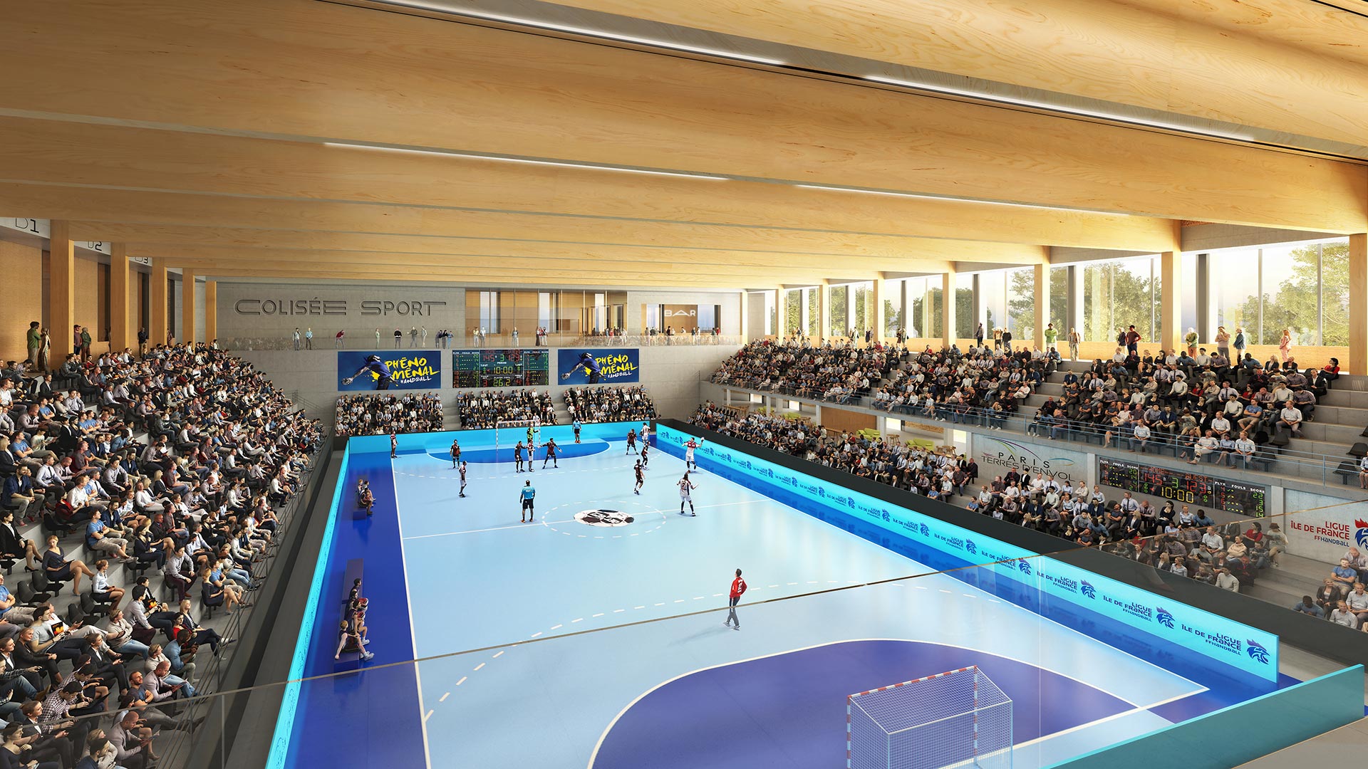 Salle omnisport - handball - Agrandir l'image, . 0octets (fenêtre modale)