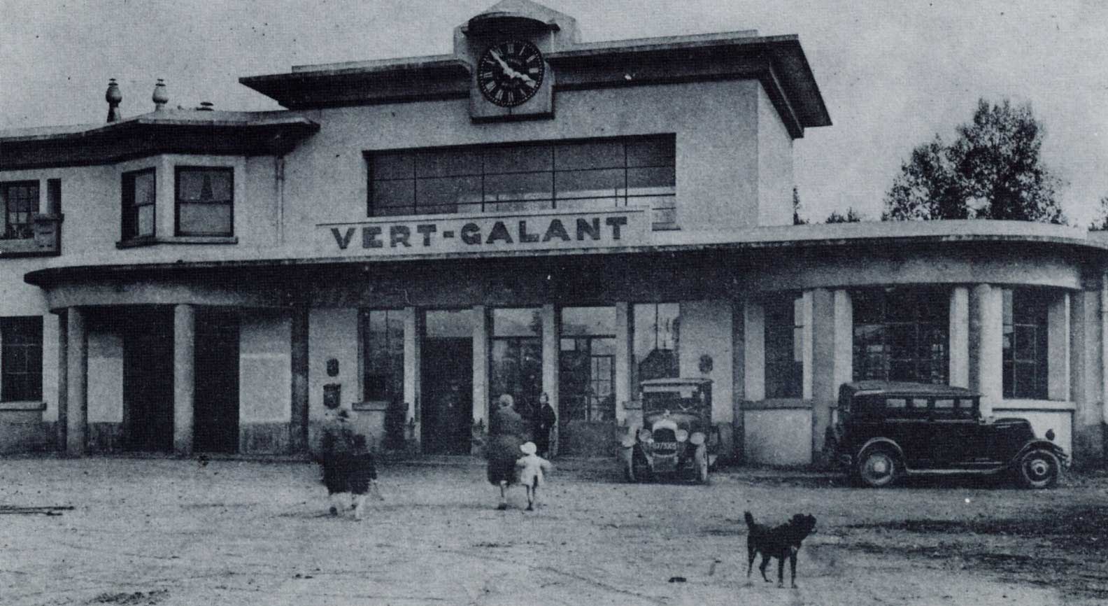 La gare du Vert-Galant vers 1935 - Agrandir l'image, . 0octets (fenêtre modale)